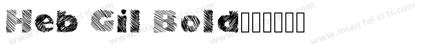 Heb Gil Bold字体转换